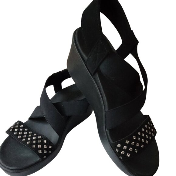 Skechers ArchFit Wedge Sandals Siz 6 - Picture 1 of 4
